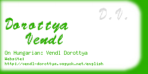 dorottya vendl business card